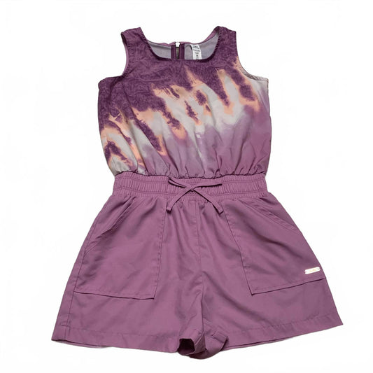 CXJ Justice Girls Sz Medium (10) Purple Tie-Dye Short Jumper