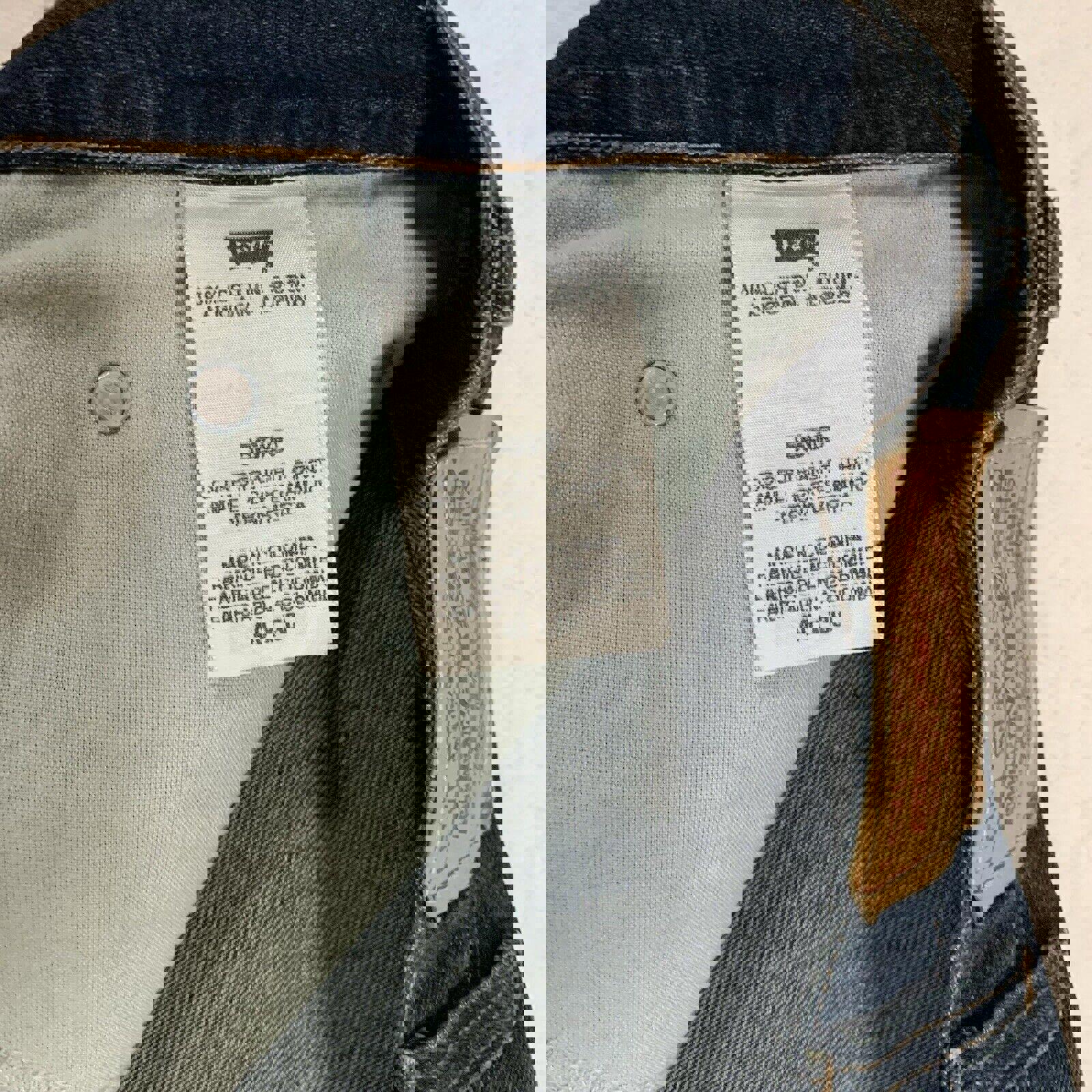 Vaqueros Levi's 569 Loose Straight Leg para hombre, talla 40x30, azul oscuro