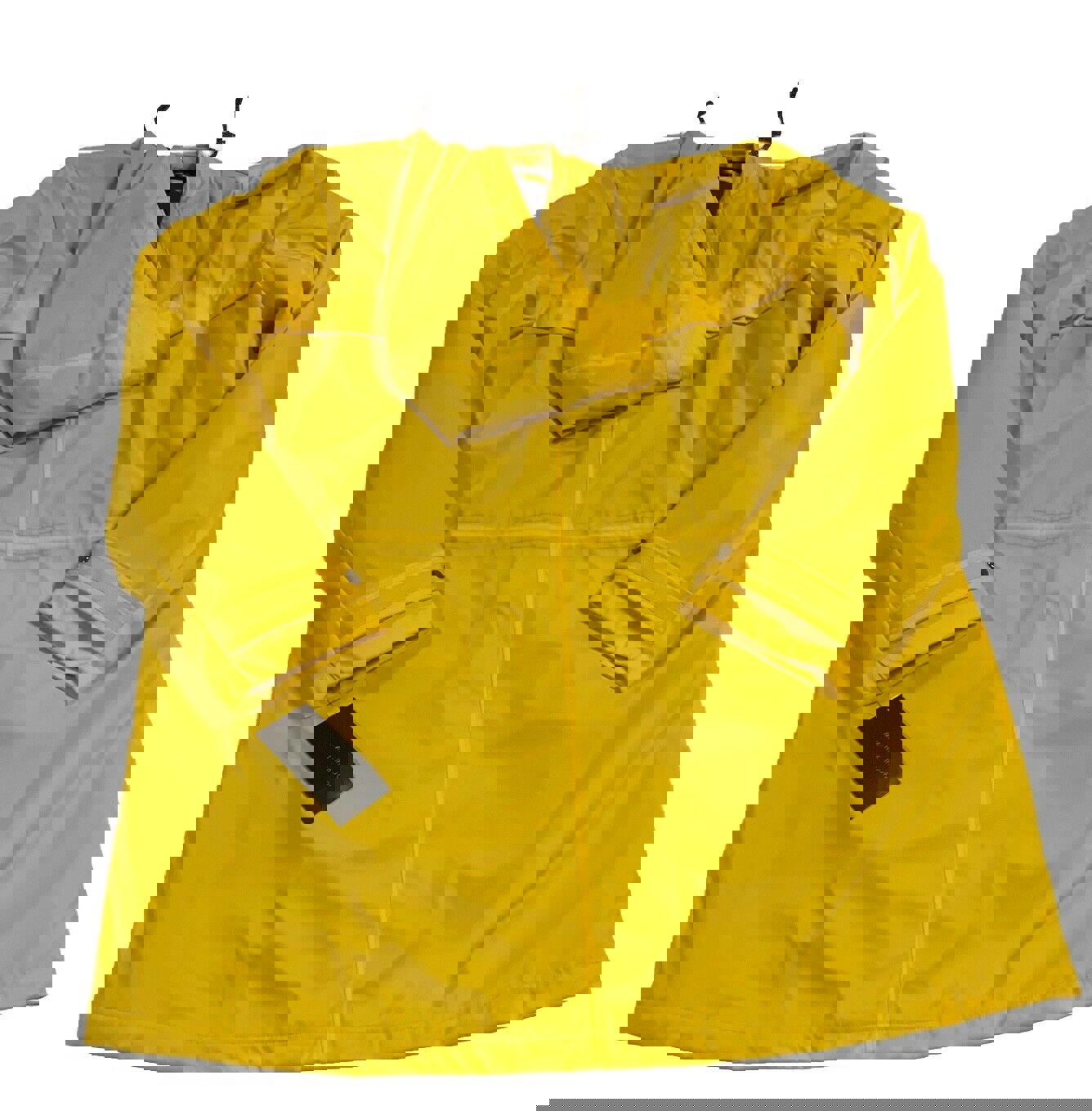 Chaqueta impermeable para hombre con diseño de girasol, talla 2XL, color amarillo, nuevo en embalaje original