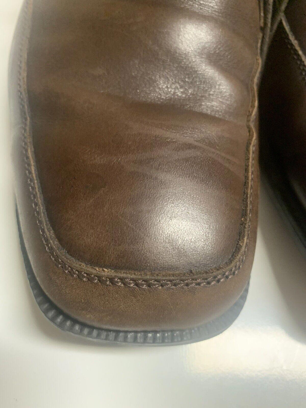 Zapatos de vestir marrones Florsheim 1 1 D para hombre, de cuero, estilo mocasín