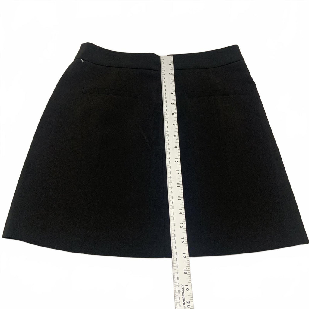 Minifalda negra de corte A para mujer de On &amp; On, talla 2