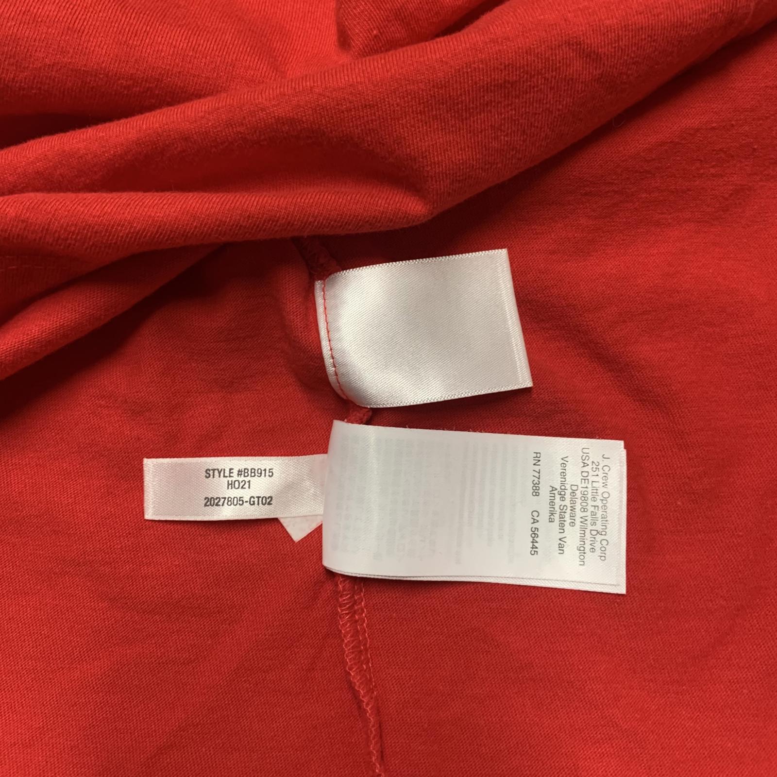 Camiseta de coleccionista con corazón de leopardo rojo de J.Crew, talla mediana para mujer