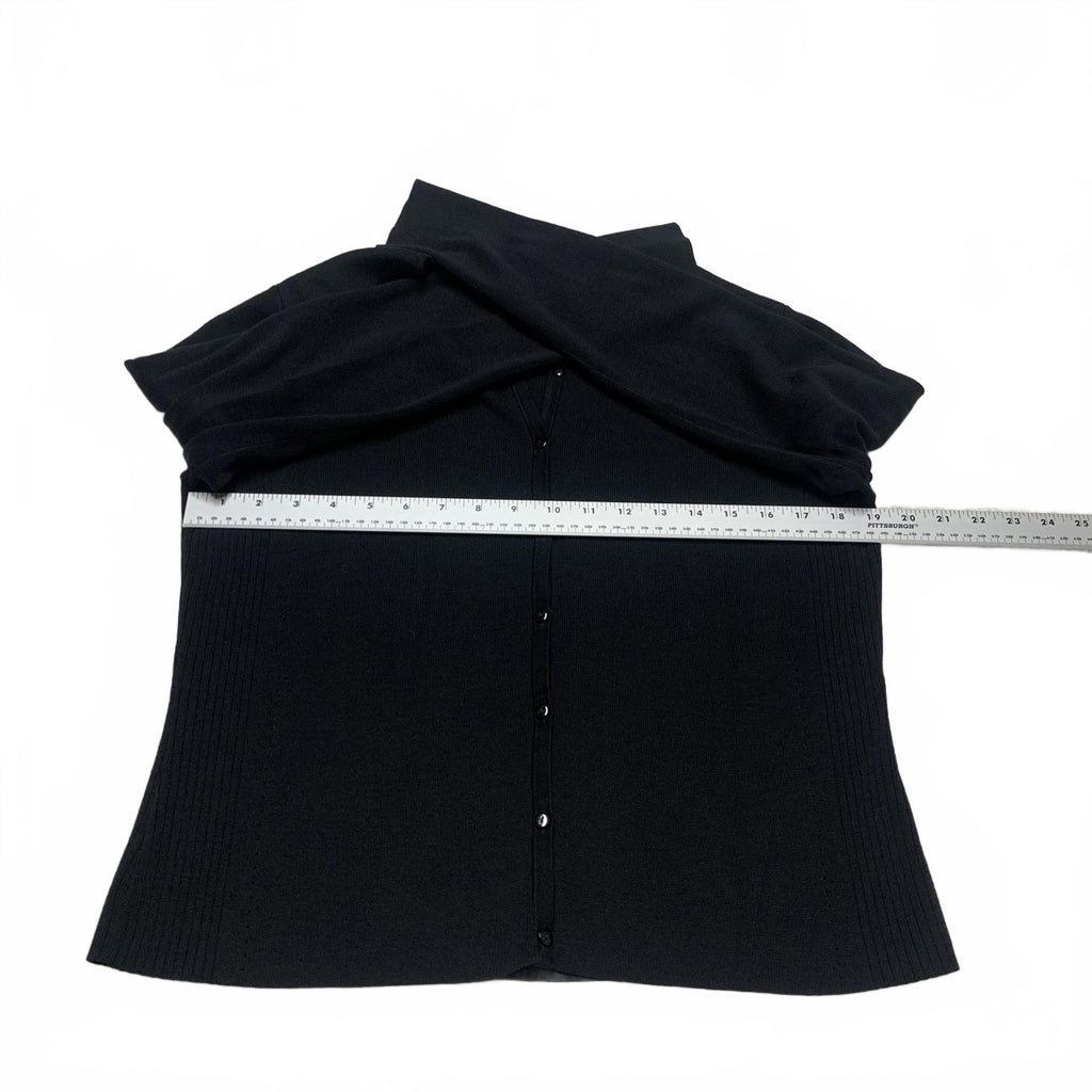 Suéter tipo cárdigan de mezcla de seda para mujer, talla L, de Ann Taylor