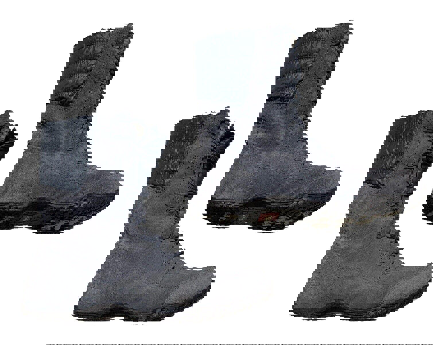 Botas de invierno Prima Loft de piel sintética gris de ante para mujer, talla 10, de The North Face