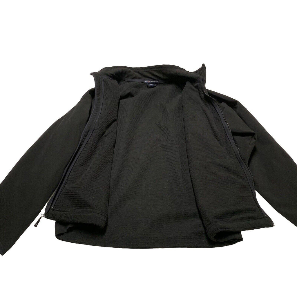 Chaqueta Port Authority unisex, talla M, con Google Planet bordado, bolsillos con cremallera negros