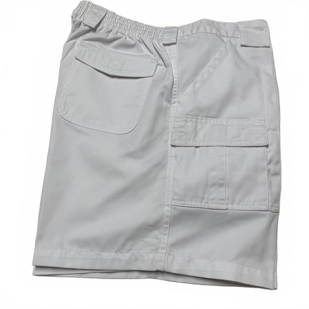 Pantalones cortos cargo de mezclilla blanca Weekender para hombre, talla 42, talla 39, para exteriores