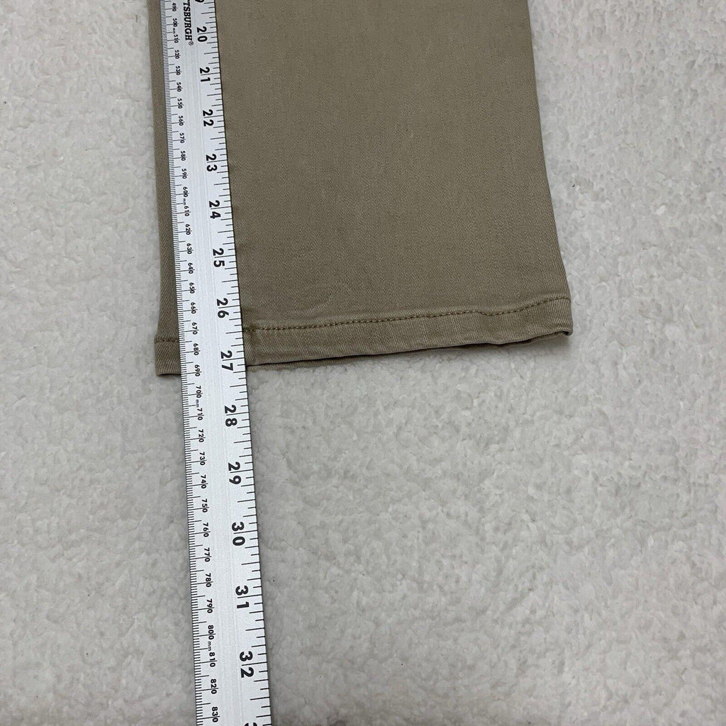 Vaqueros Nic+Zoe para mujer, talla 32, color tostado, con parche en el bolsillo delantero, color beige