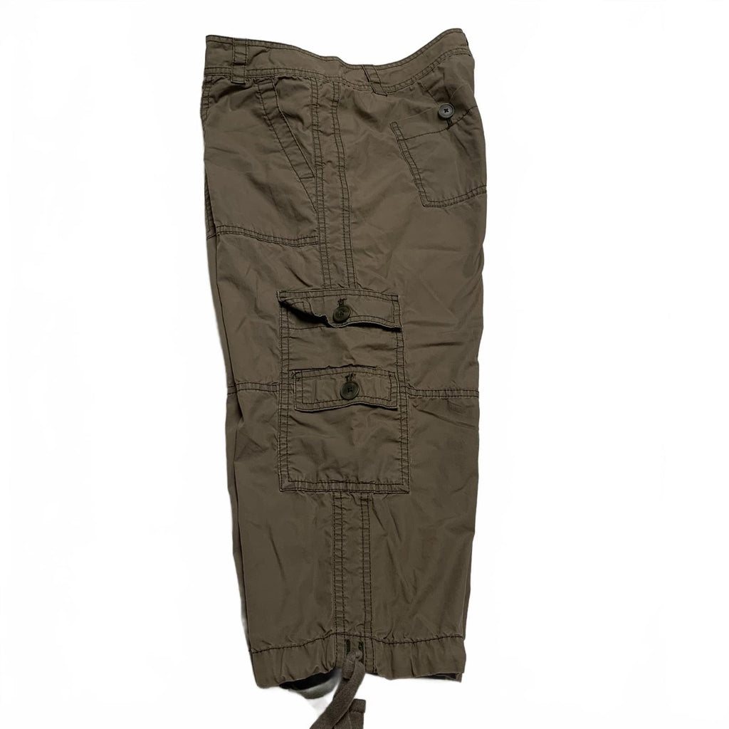 Capris cargo Ann Taylor Loft para mujer, talla 4, marrón pequeño, para aventuras de acampada al aire libre