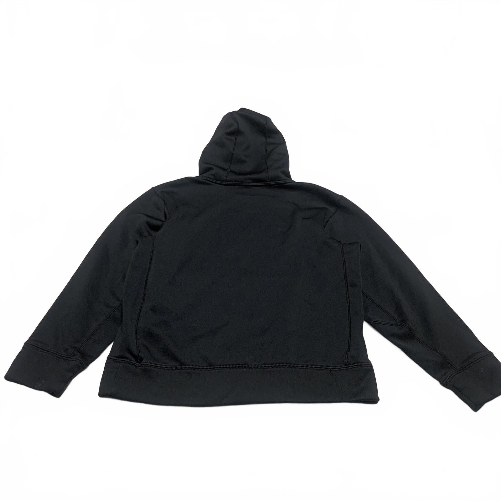 Sudadera con capucha Nike Therma-FIT unisex para niños, talla mediana, color negro