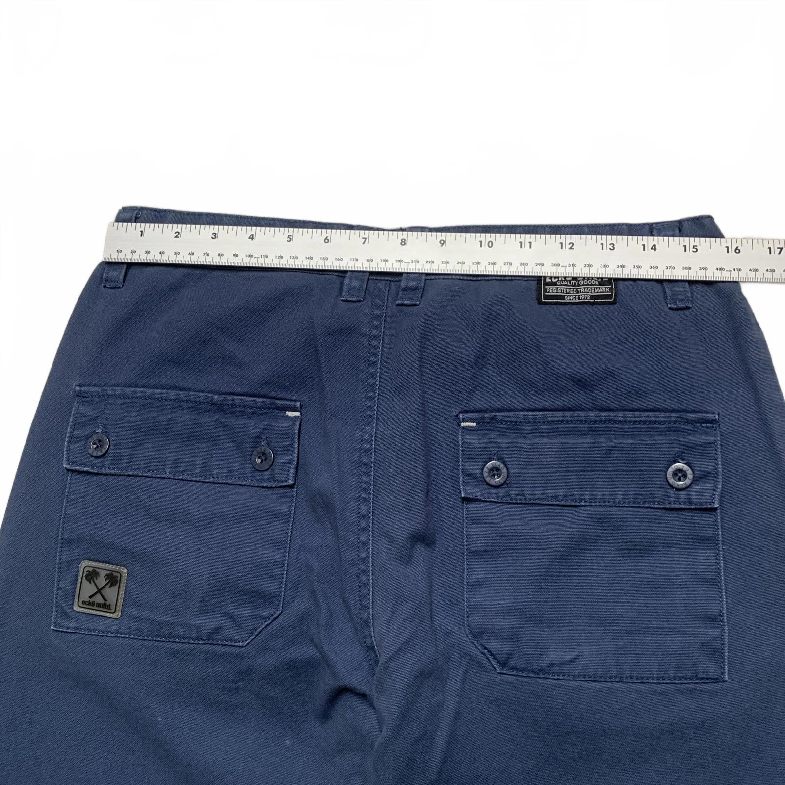 Pantalones casuales rectos Ecko Unltd. para hombre (ver medidas), color azul marino