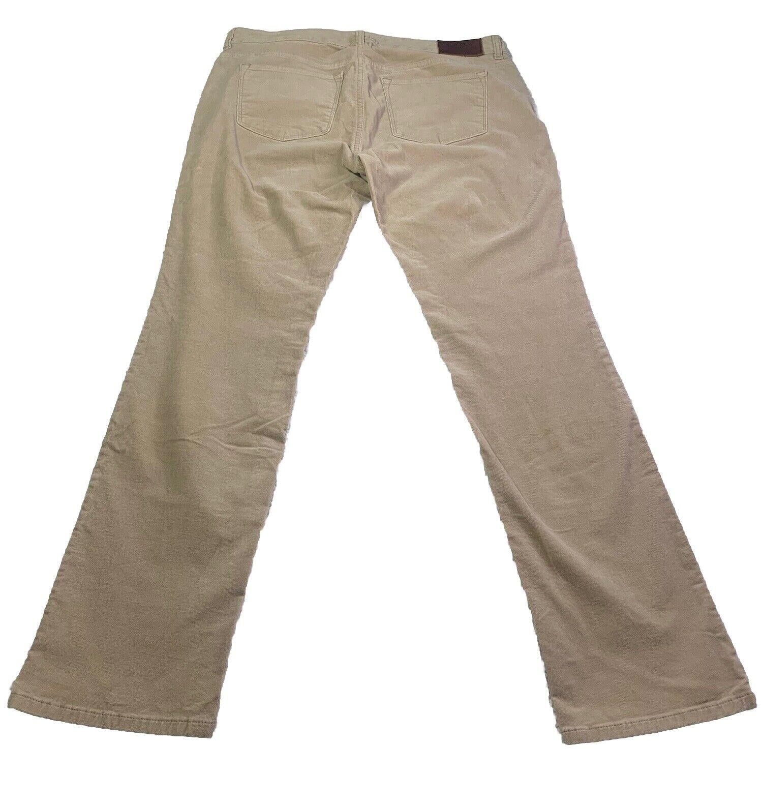 Pantalones vaqueros de pana LRL Ralph Lauren para mujer, talla 10, color tostado