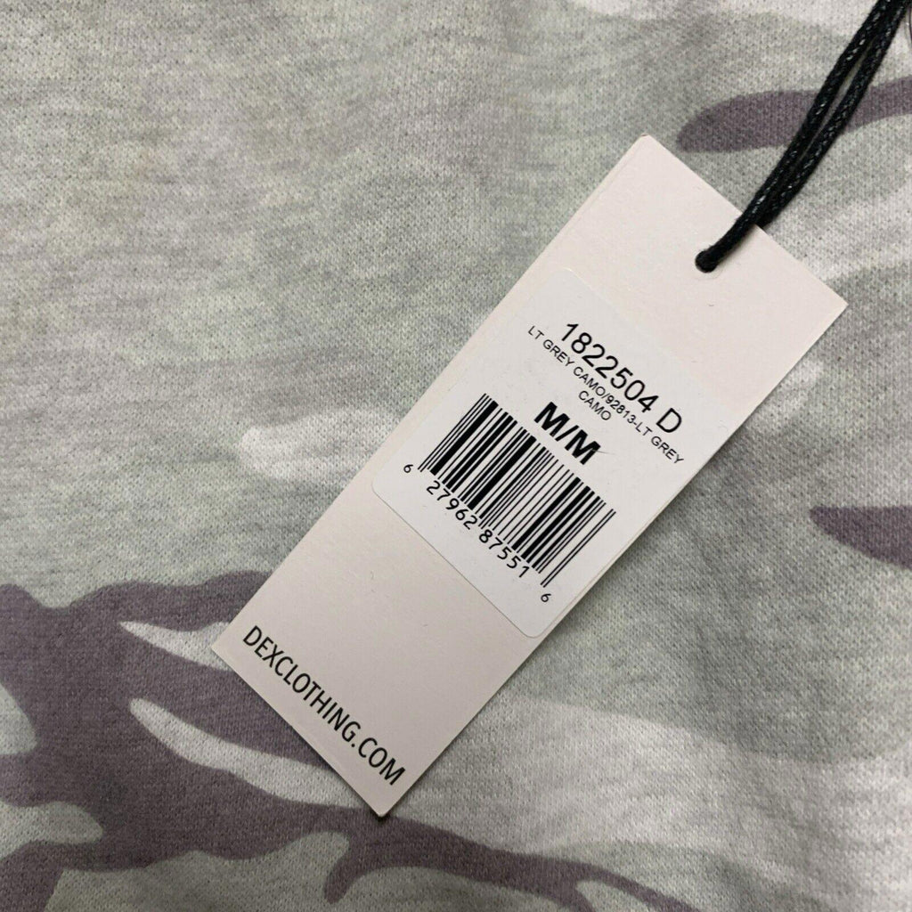 Pantalones deportivos Dex Clothing para mujer, color gris claro, con estampado de camuflaje