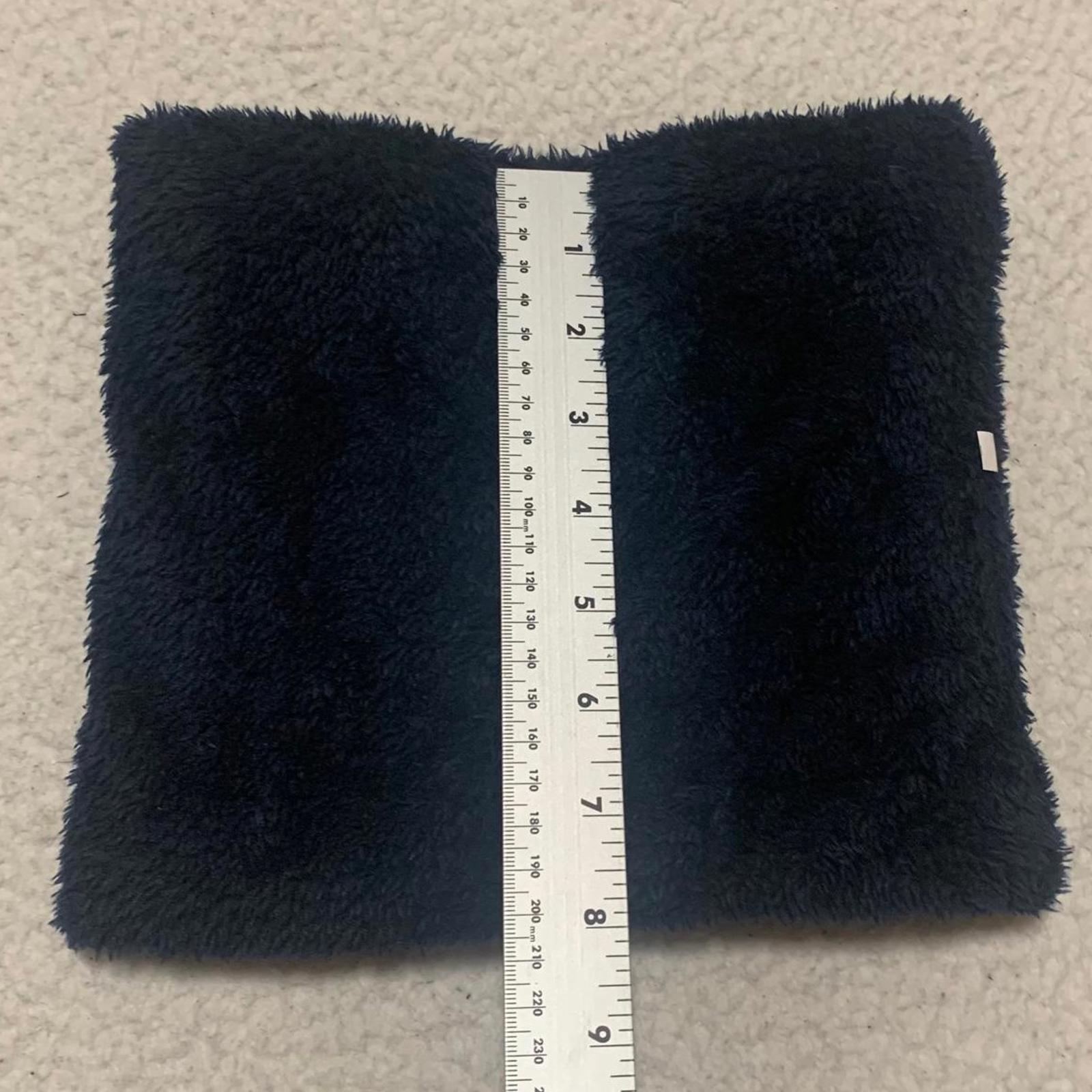 Conjunto de gorro, bufanda y guantes de punto para invierno, color burdeos y azul marino, forro de piel sintética OSFA