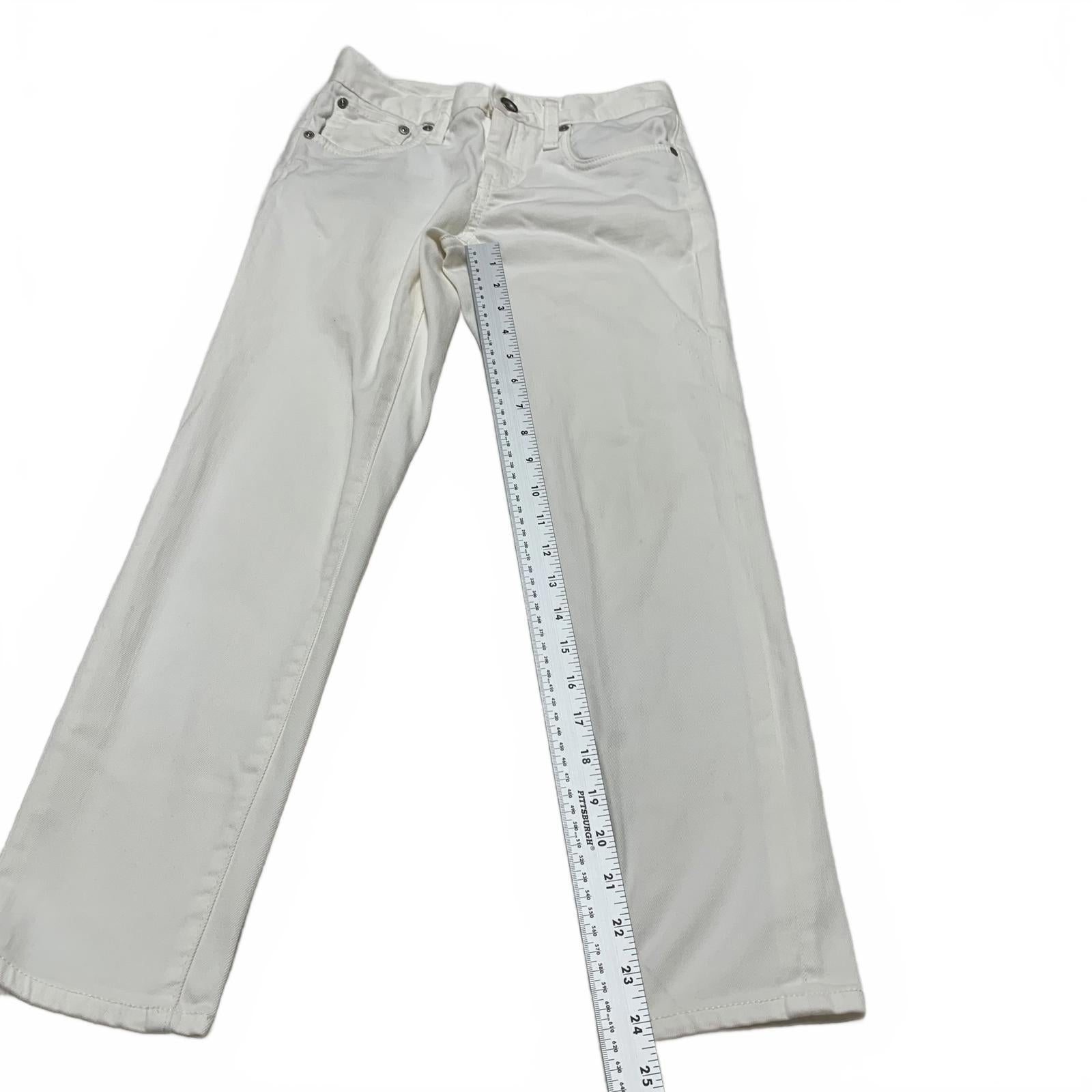 Vaqueros japoneses blancos para mujer 23KU Premium Denim de Onward Kashiyama, 27 x 24,5