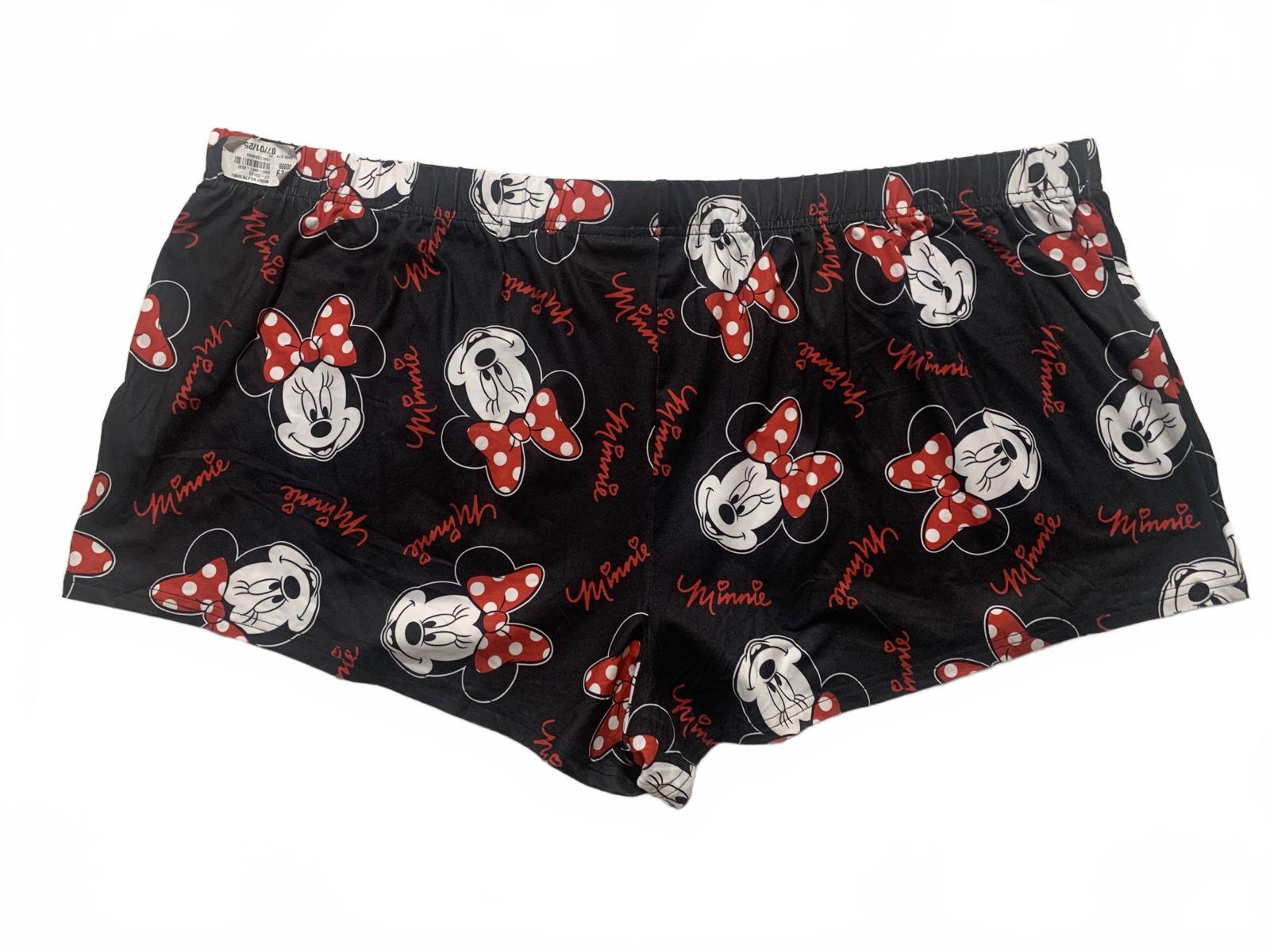 Pantalones cortos casuales de Minnie Mouse de Disney para mujer, talla 3XL
