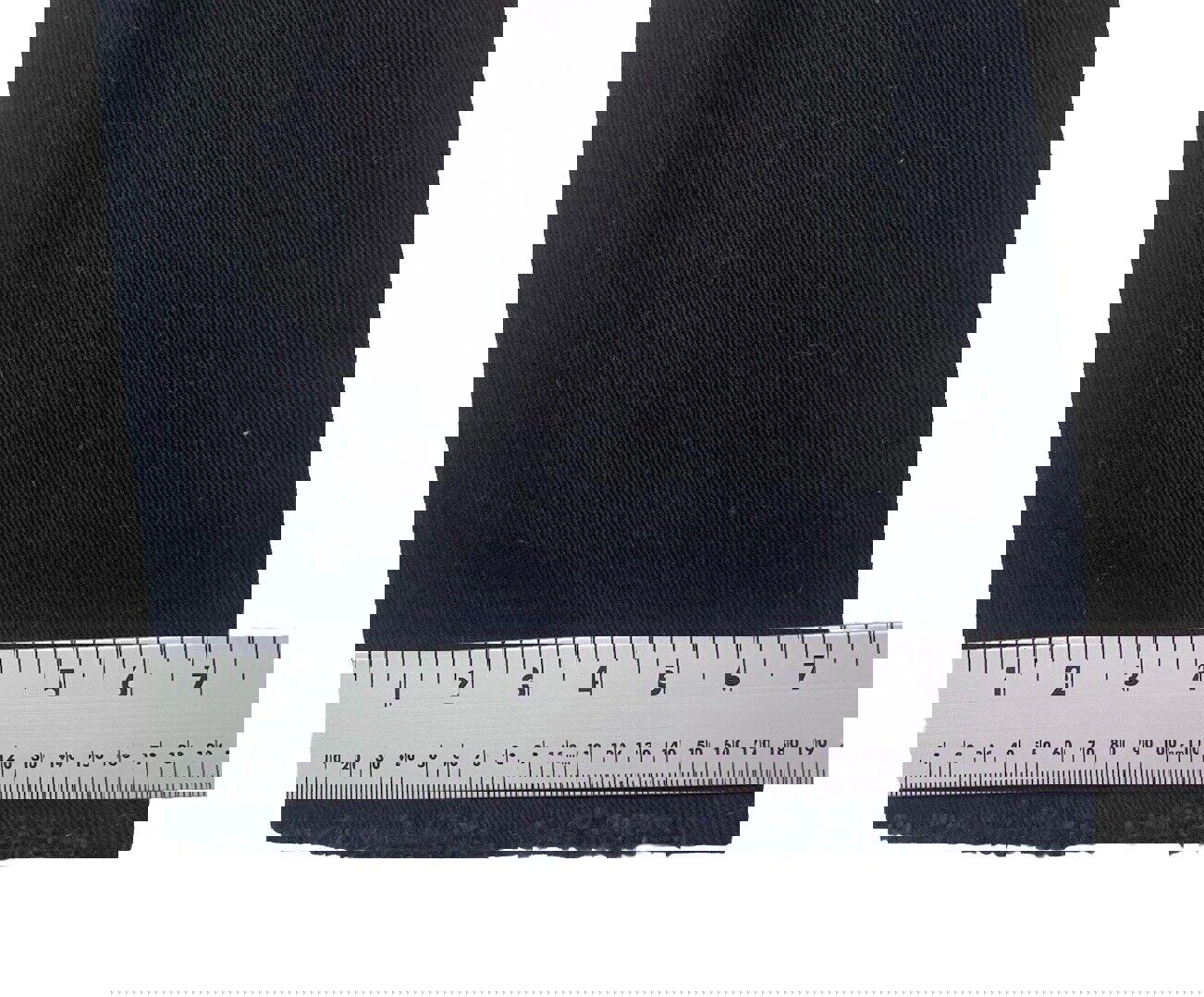 Vaqueros negros Decibel para hombre, 40 x 34, bordados al frente y deshilachados