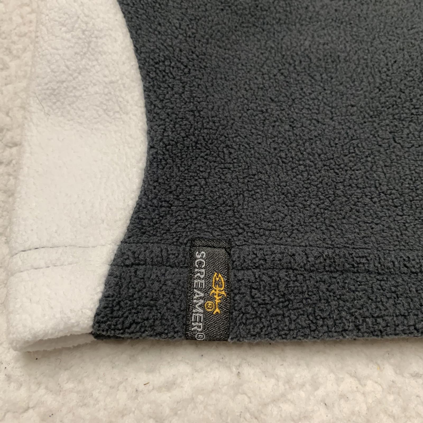 Pasamontañas de forro polar con diseño de tiburón bebé gris oscuro OSFM para niños de Screamer Ornamentation