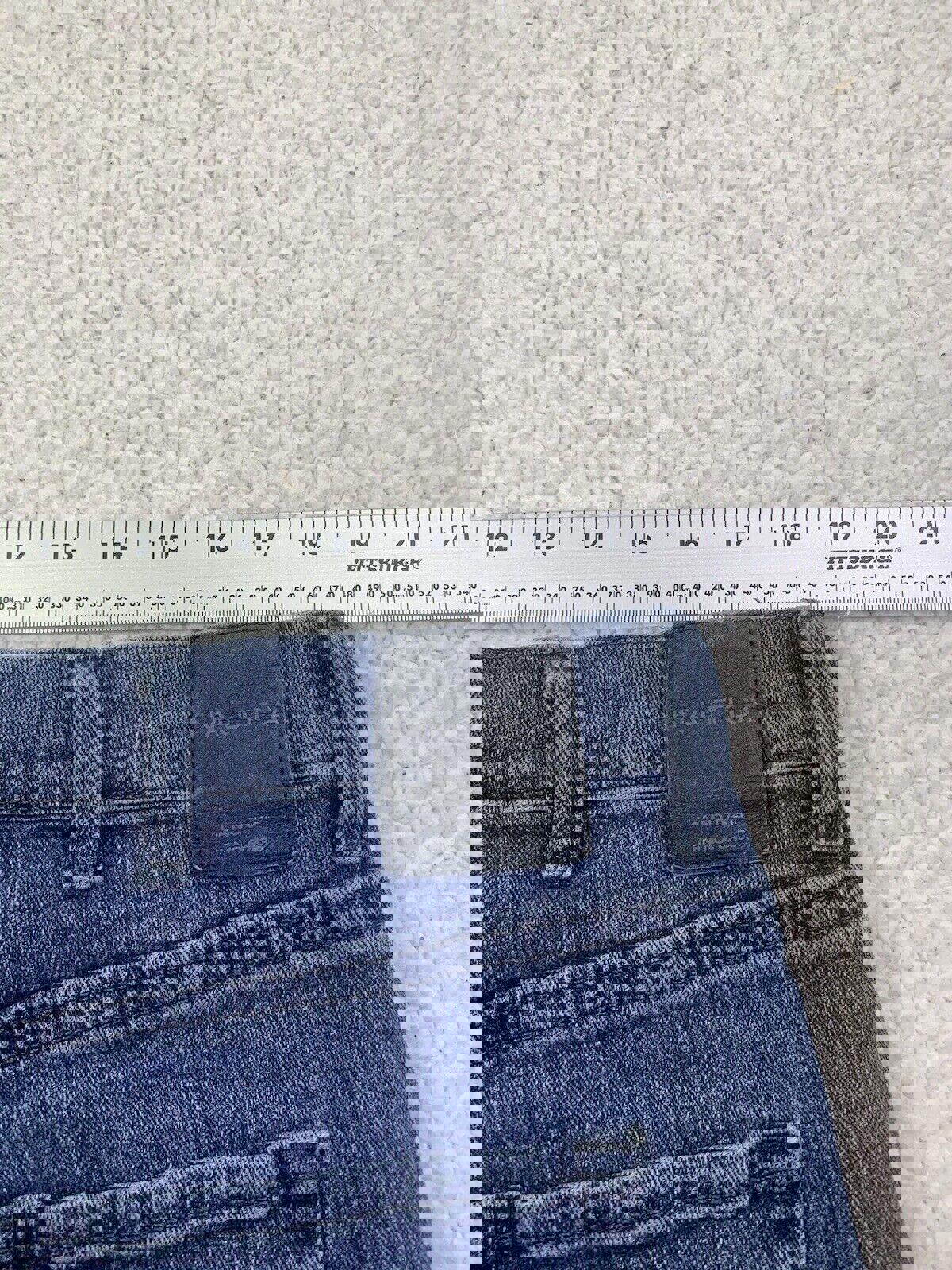 Nautica Jeans para hombre, talla W38 32L, corte relajado, azul elástico