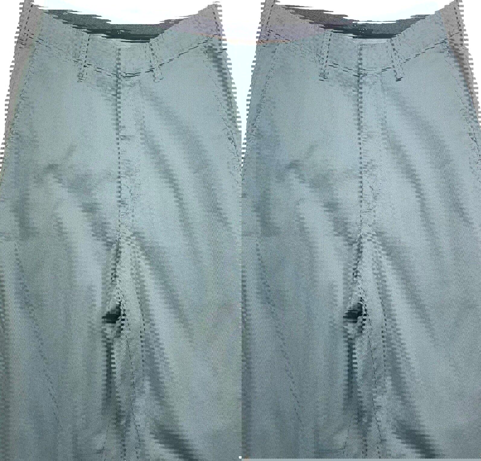 Pantalones Nautica para hombre, talla 38W 32L, pana fina, azul claro