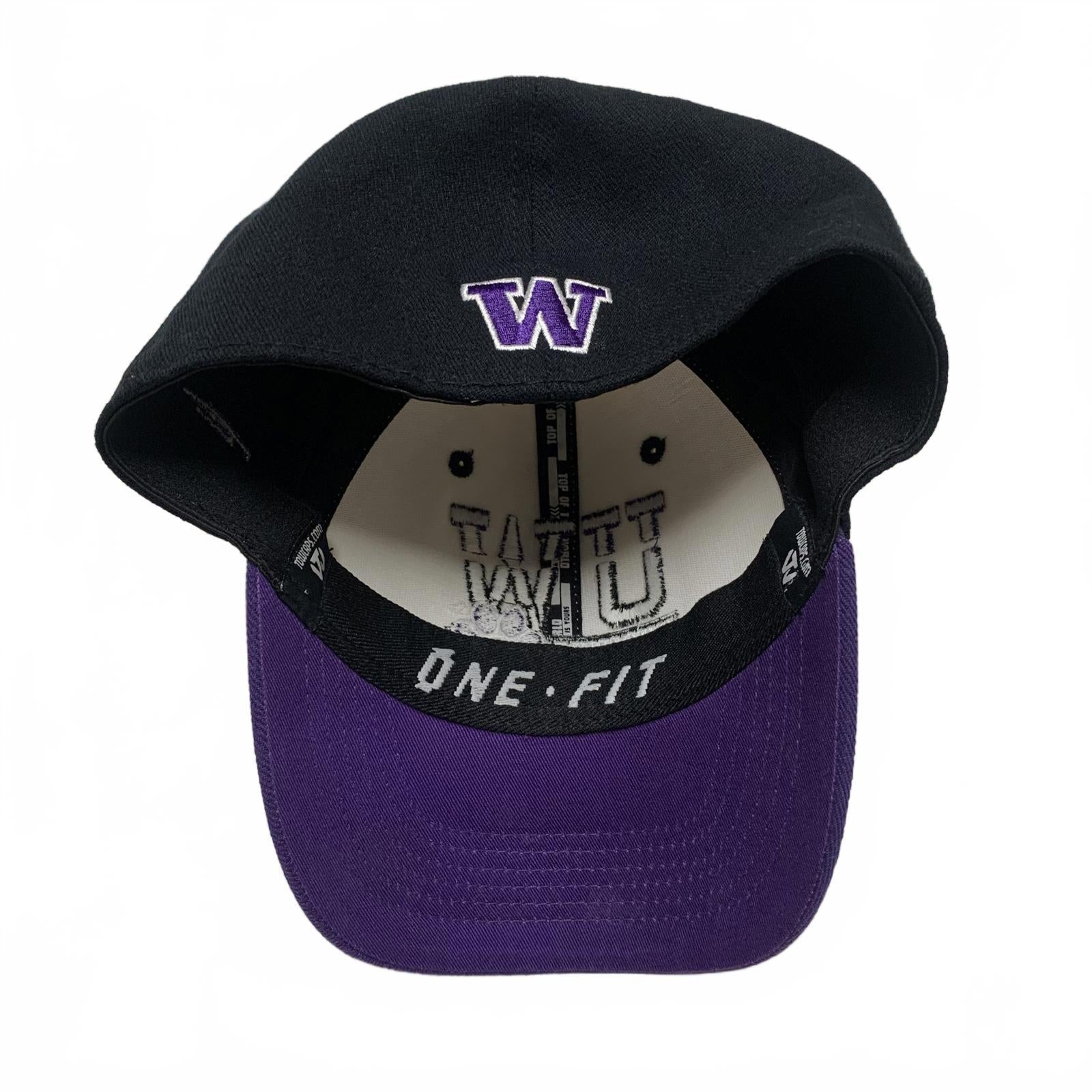 Gorra unisex TowCaps de color morado y negro, de ajuste único, de los Huskies de la Universidad de Washington
