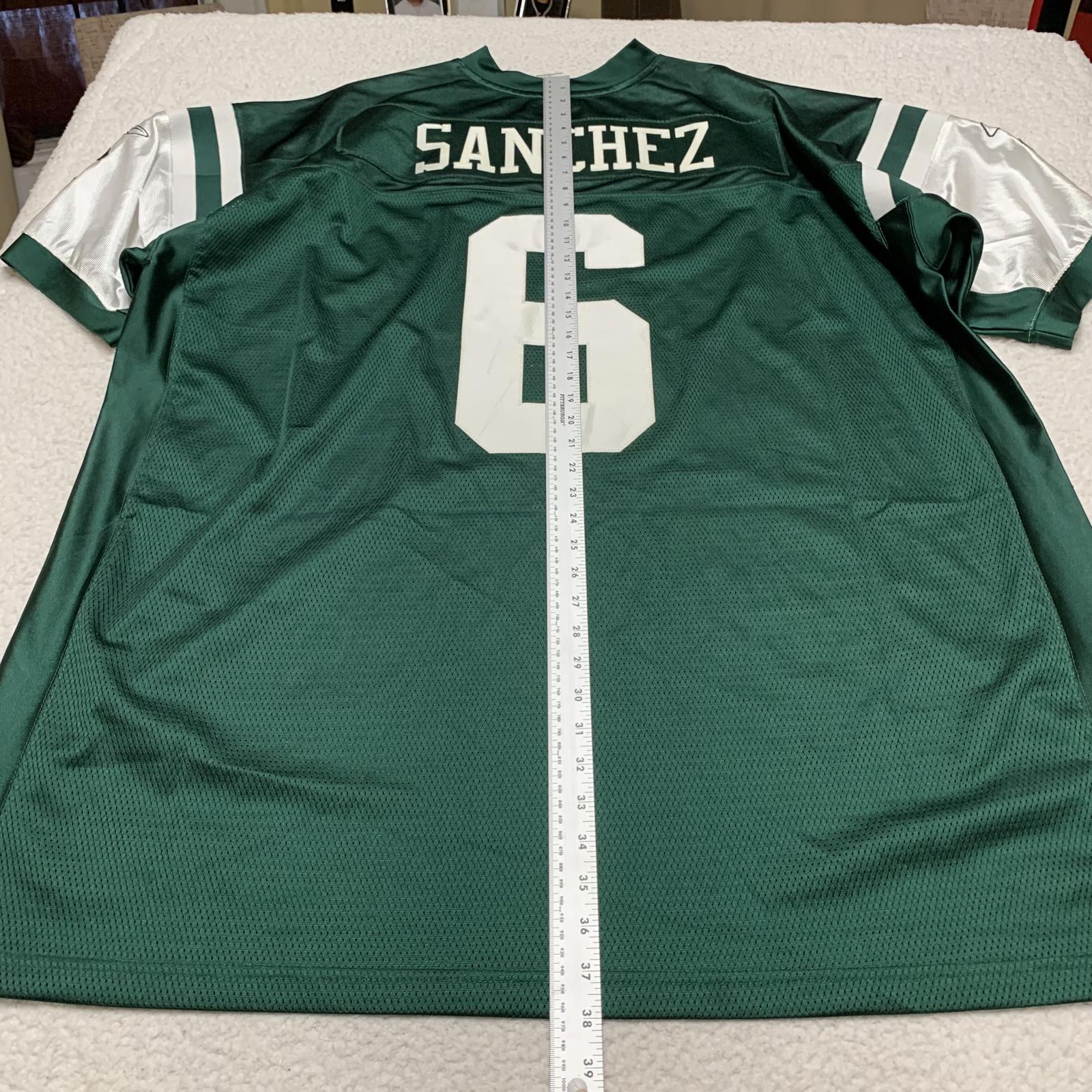 Camiseta Reebok New York Jets Mark Sanchez #6 Talla 58 Fútbol NFL Campo