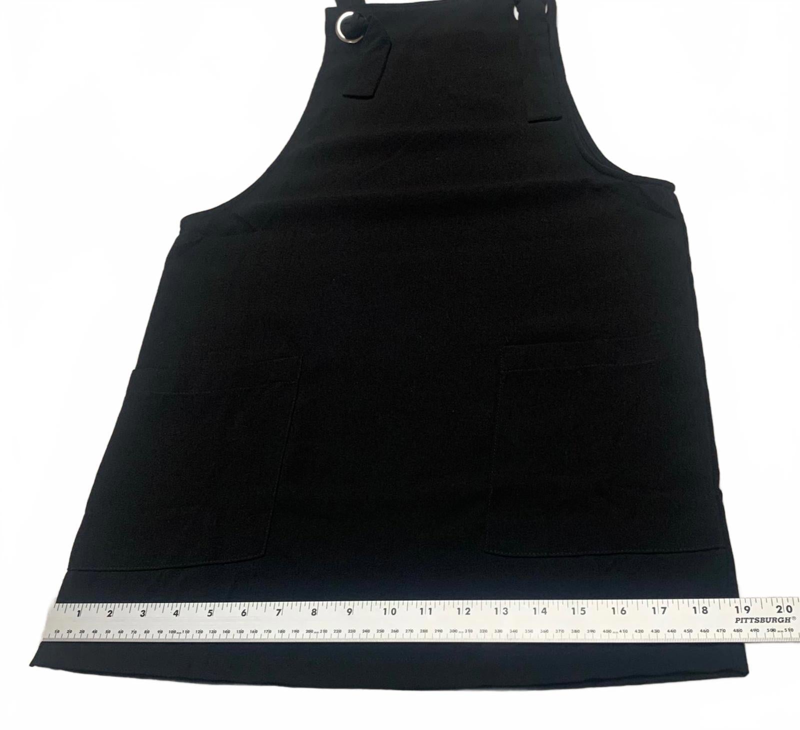 Mono negro sin mangas con bolsillos para mujer MNG talla 2