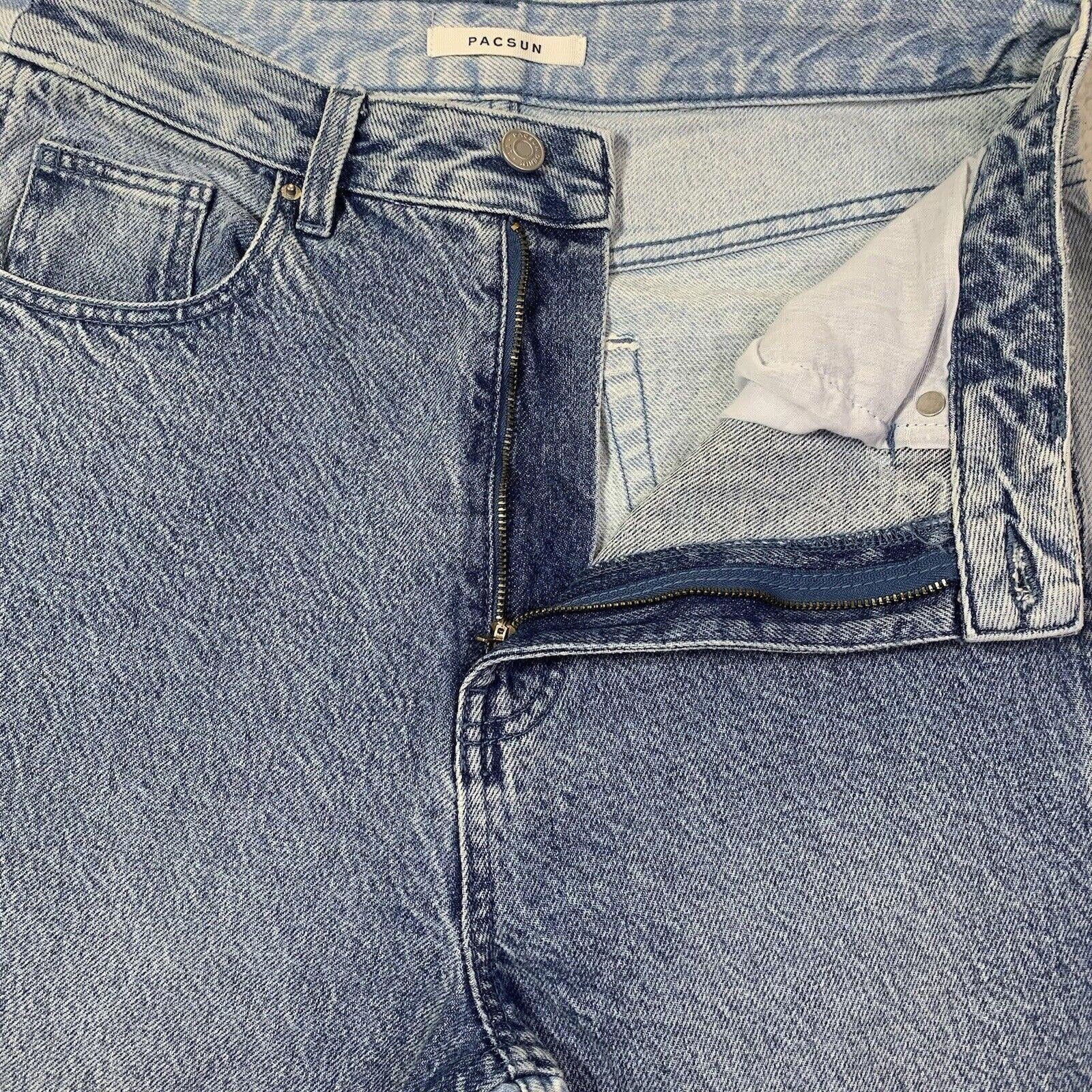 Vaqueros boyfriend PacSun de los años 90, talla 29, denim azul bicolor