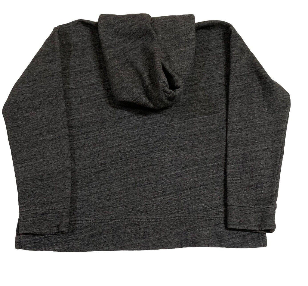 Sudadera con capucha J Crew para mujer, talla M, color negro y gris carbón.