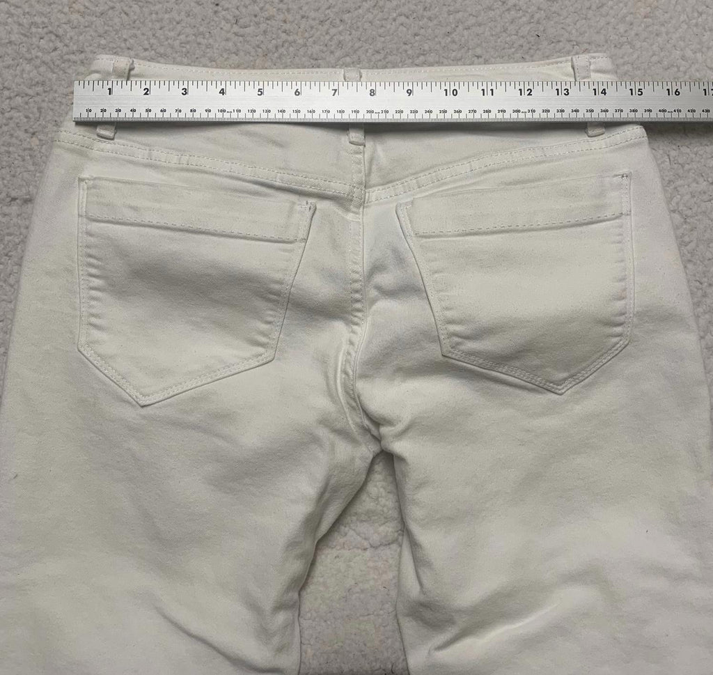 Pantalones capri blancos Simply Vera Vera Wang para mujer, talla 4