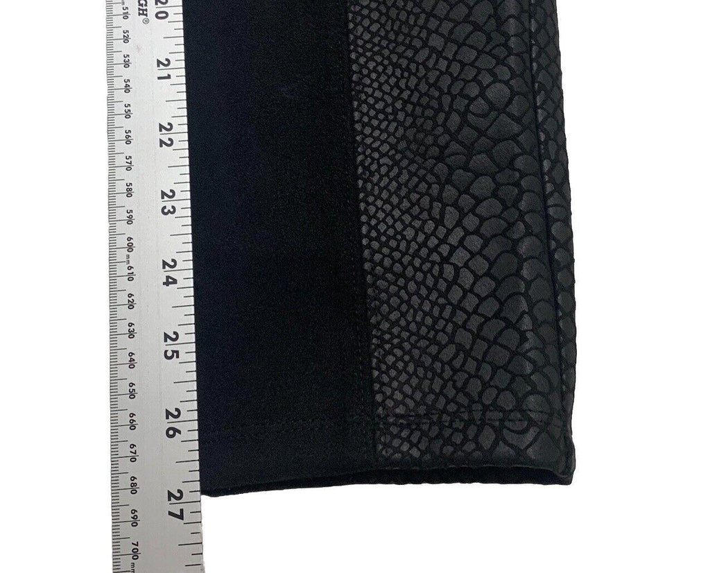 Pantalones negros con estampado de serpiente para mujer de Andrew Marc NY M