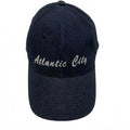 Atlantic City Baseball Cap Unisex One Size Fits All Dark Denim Blue Cotton Hat