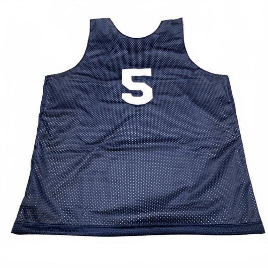 A4 Unisex Size L White Navy Reversible NY Urban Champions Athletic Mesh Jersey