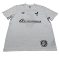 Umbro Men’s Size Medium White NYC Footy Soccer Jersey Polyester Sports Clothes