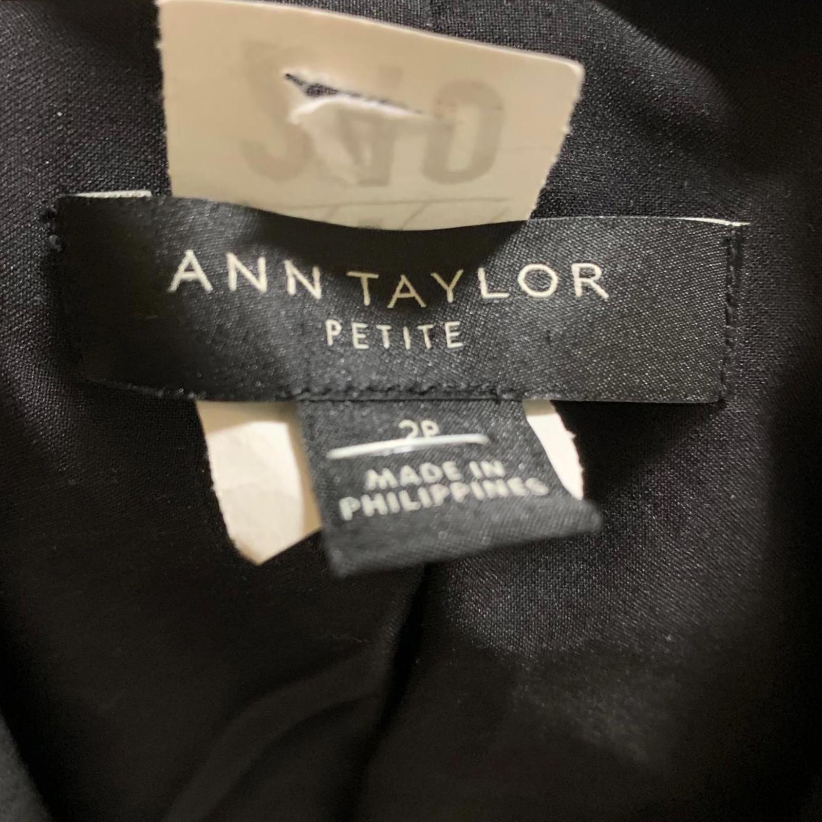Chaqueta blazer negra Ann Taylor para mujer, talla 2, talla pequeña
