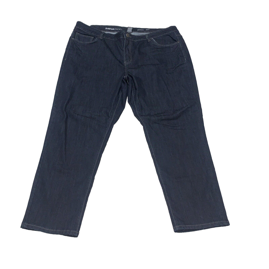 Vaqueros Avenue Denim para mujer talla 22P Plus azul oscuro elásticos