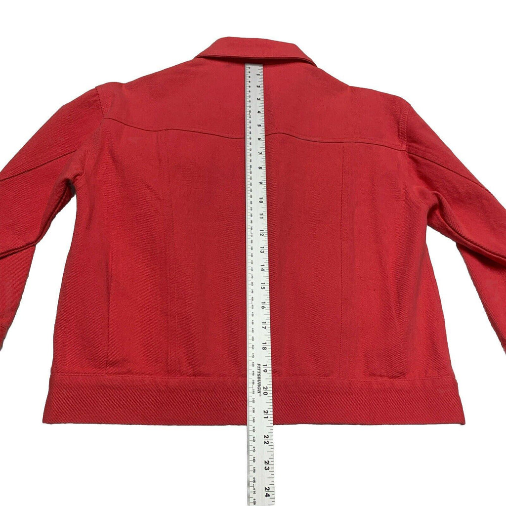 Chaqueta vaquera pequeña color arándano para mujer de Anthropologie Pepaloves