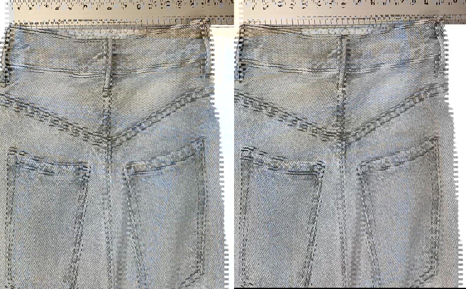 Vaqueros boyfriend PacSun de los años 90, talla 29, denim azul bicolor