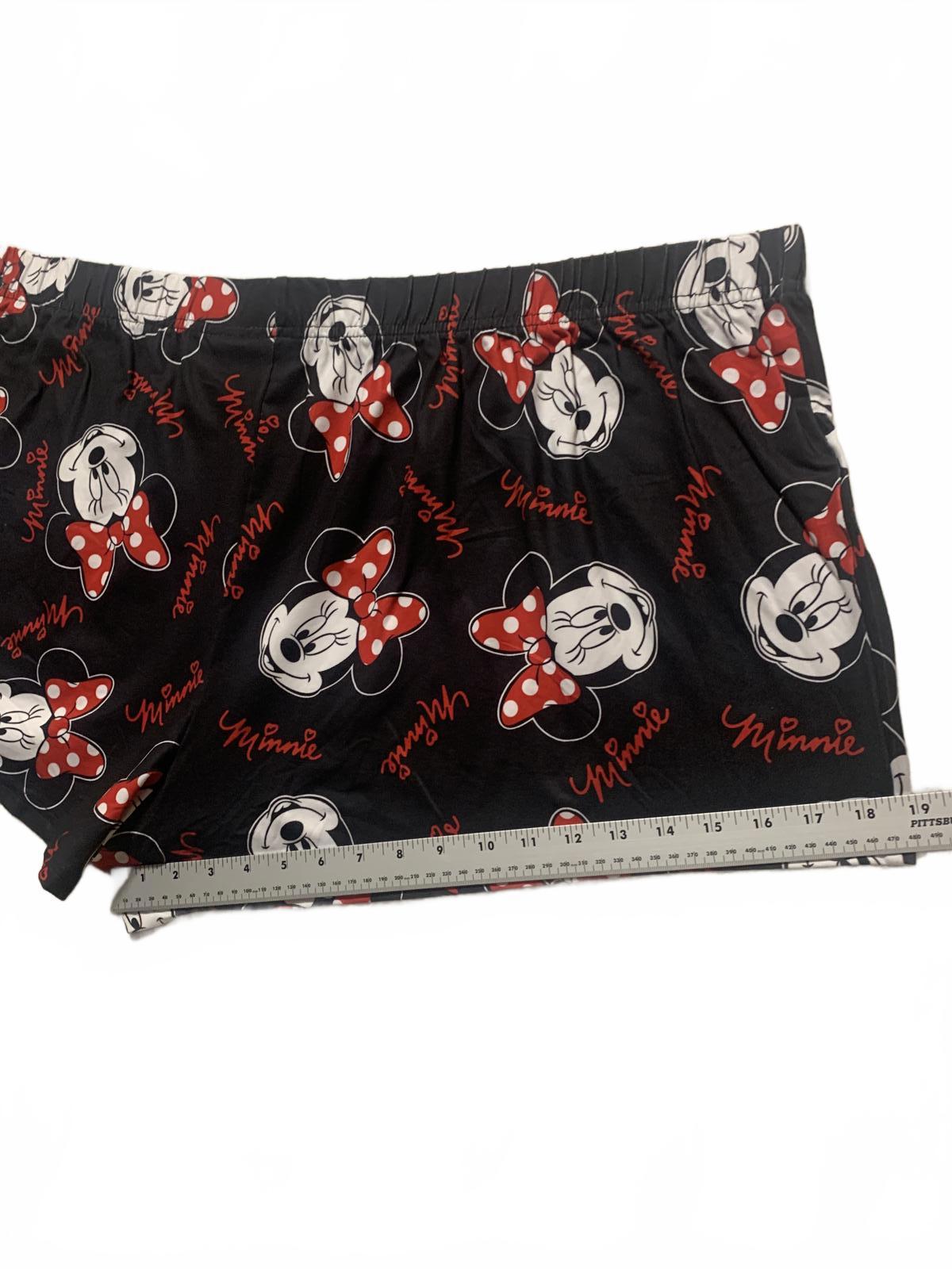 Pantalones cortos casuales de Minnie Mouse de Disney para mujer, talla 3XL