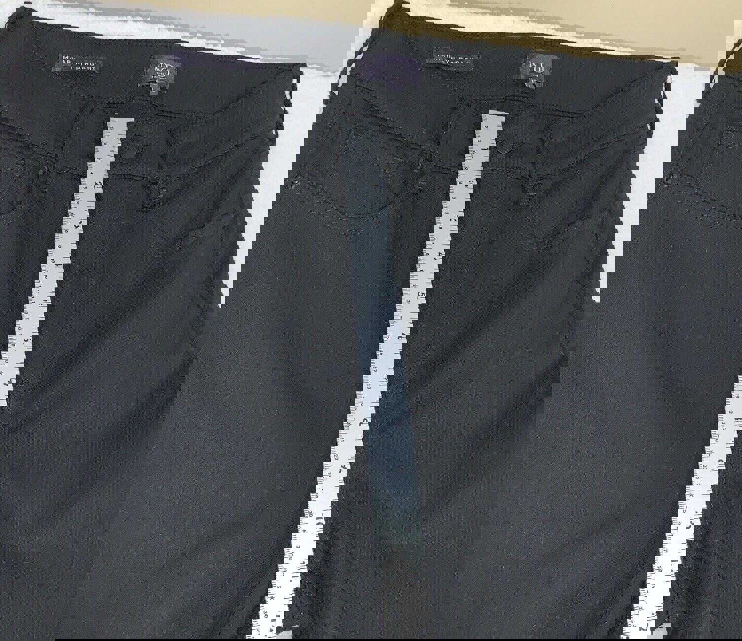 NYDJ Not Your Daughters Jeans para mujer, talla 12, rectos, negros