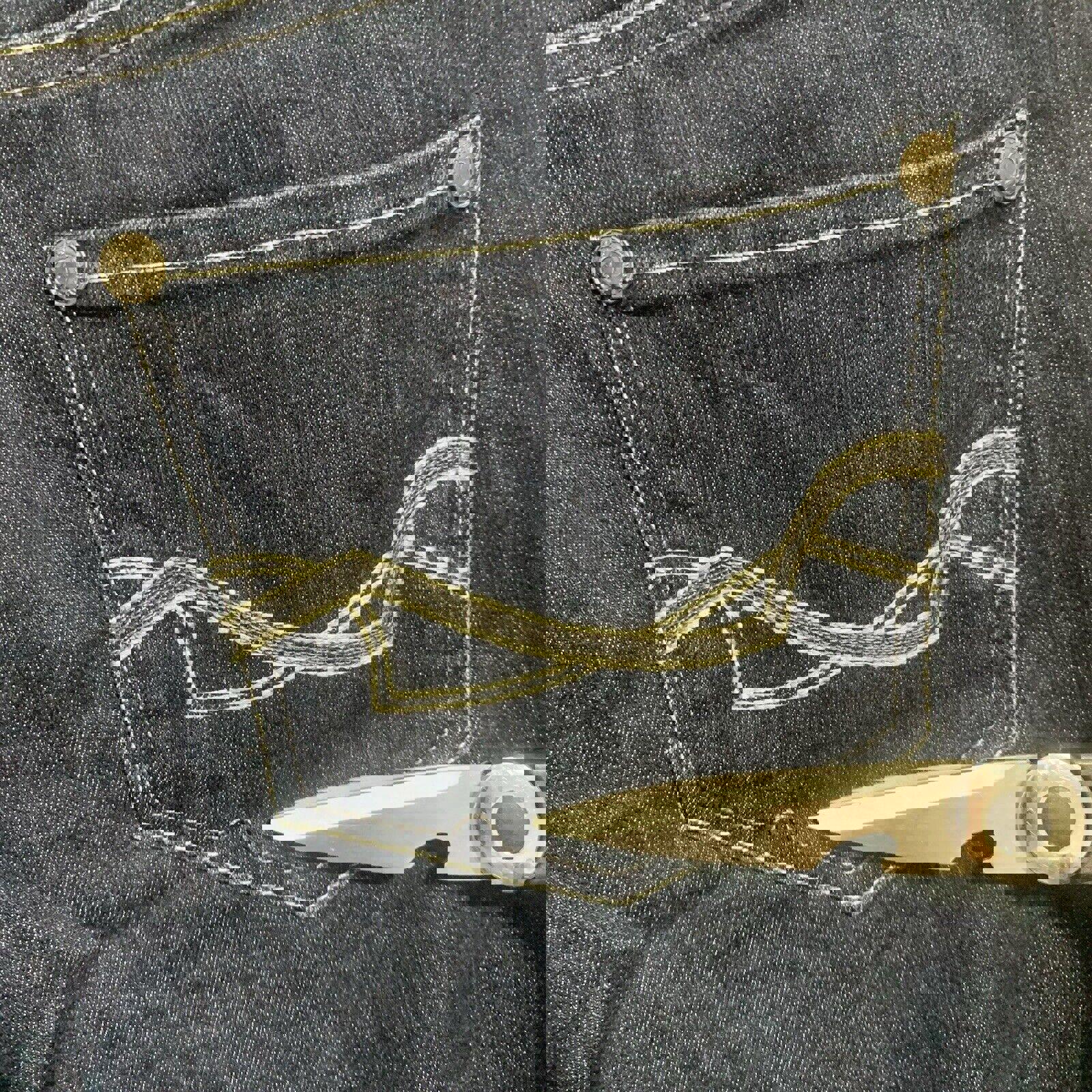 Vaqueros vintage Nine West America Boho para mujer, talla 14/32 oscura