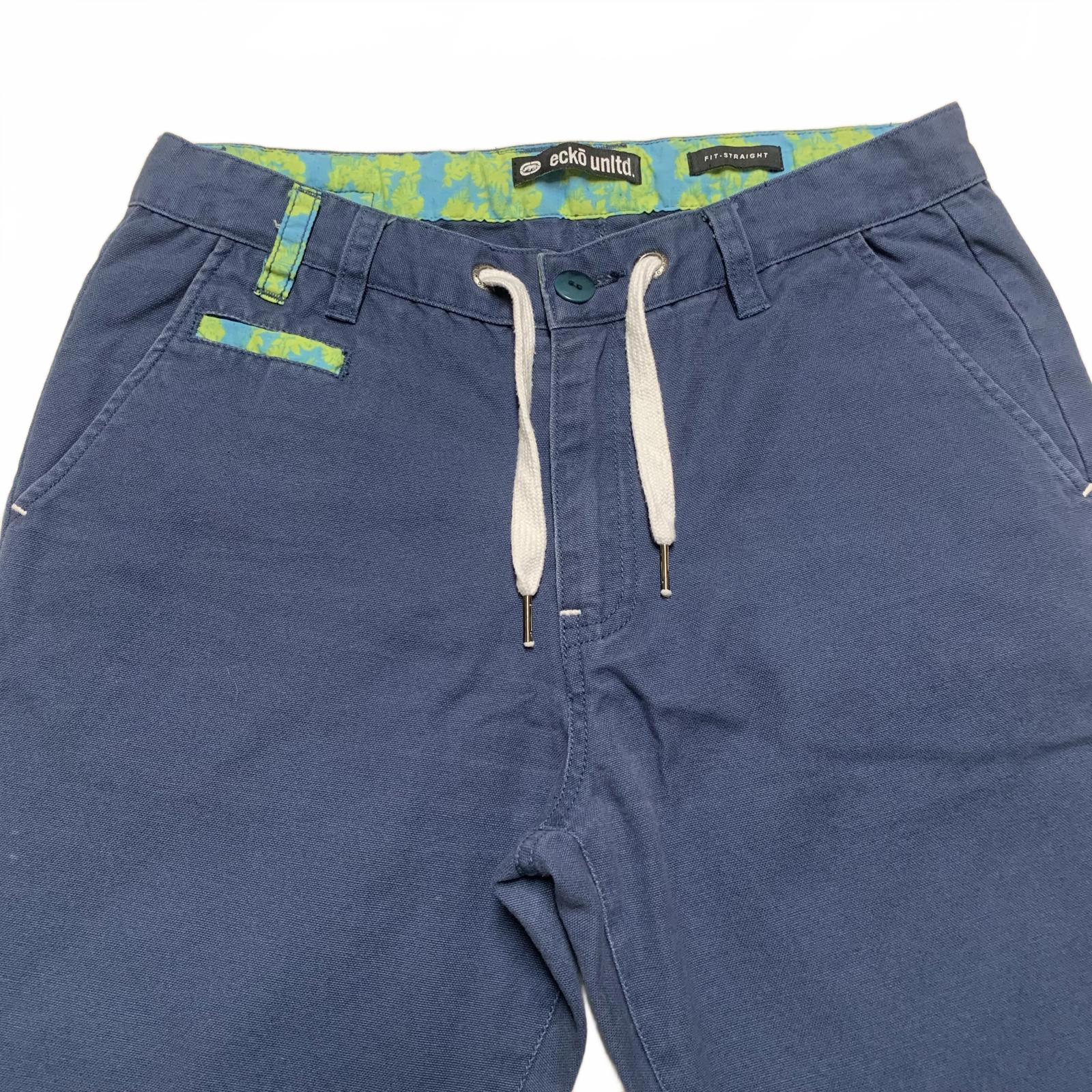 Pantalones casuales rectos Ecko Unltd. para hombre (ver medidas), color azul marino