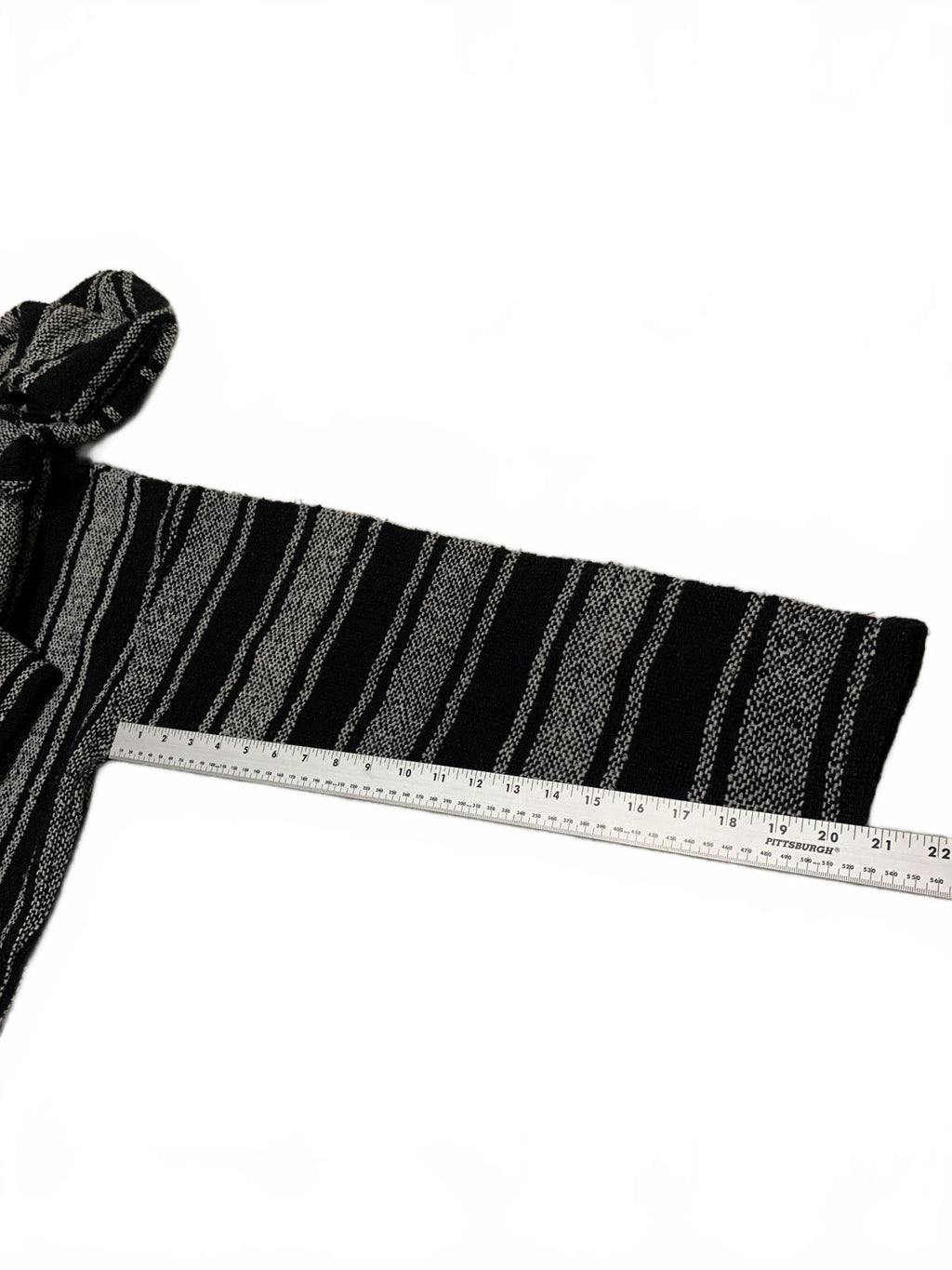 La Montaña Especial Sudadera con capucha a rayas blancas y negras talla XL para hombre, México