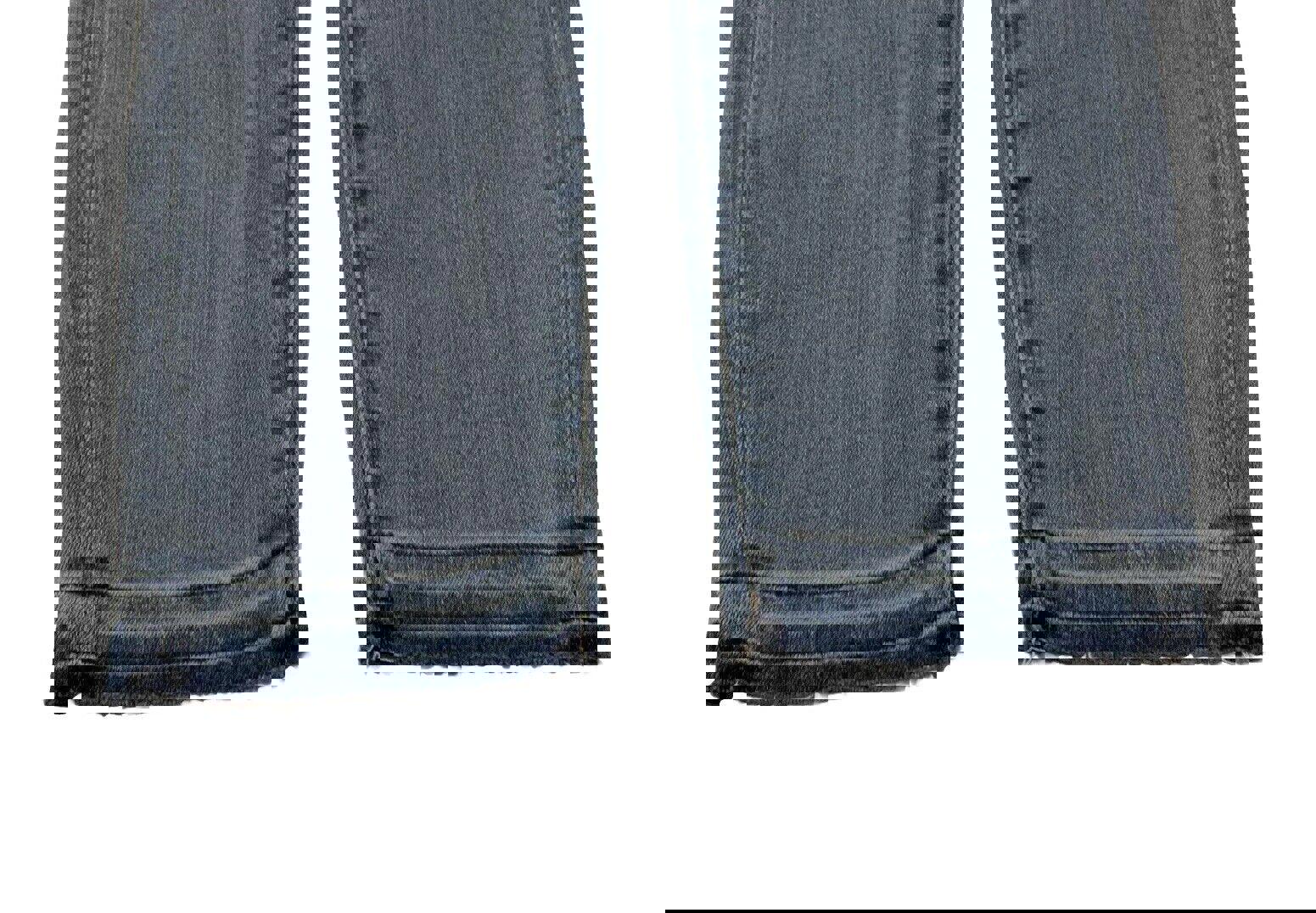 Vaqueros J. Crew para mujer, talla 27, lavado azul claro, pitillo, corte desgastado, dobladillo sin rematar