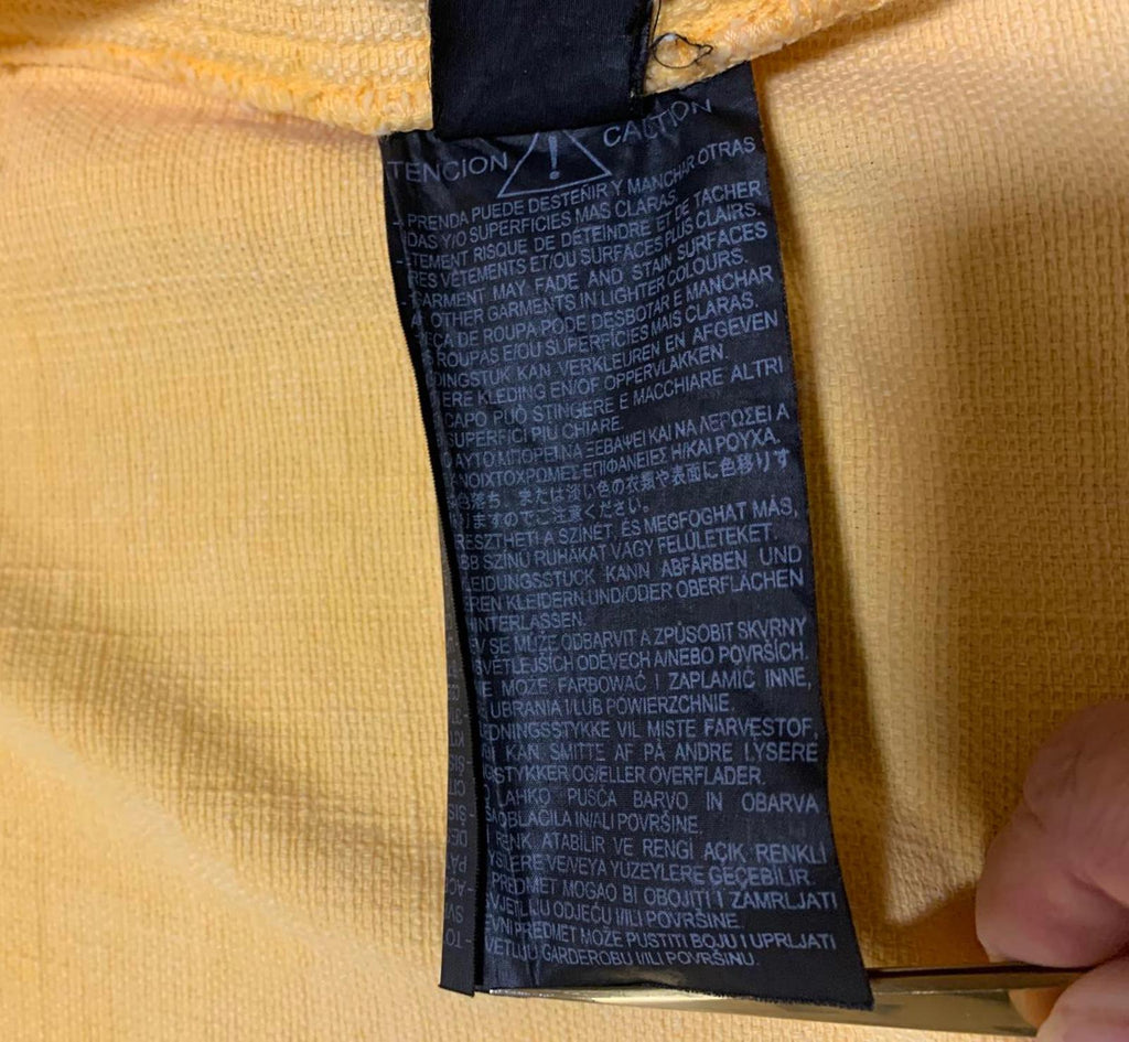 Camisa de manga corta abotonada amarilla de Zara para hombre, talla mediana