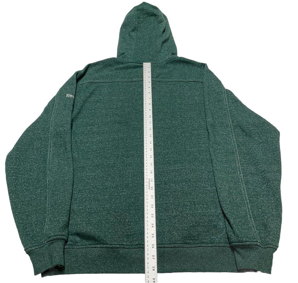Reebok On Field New York NFL Men's M Green Hoodie Sweatshirt Full Zip