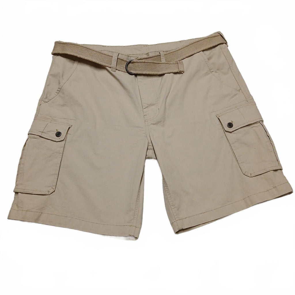 Pantalones cortos cargo beige con cinturón para hombre St. John's Bay, talla 44, W46 Classic