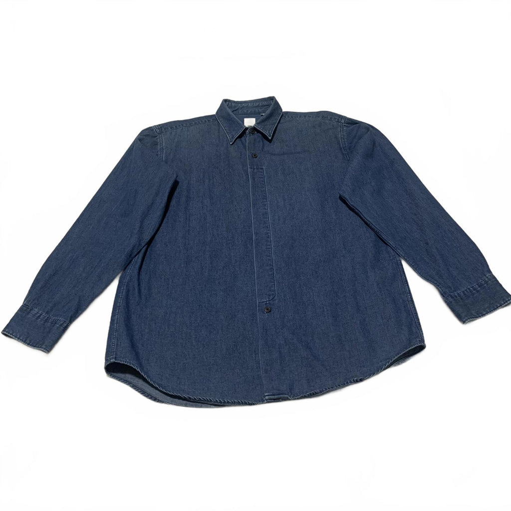 Camisa vaquera clásica VTG de los años 90 de Bill Robinson para hombre, talla M, fabricada en Hong Kong.