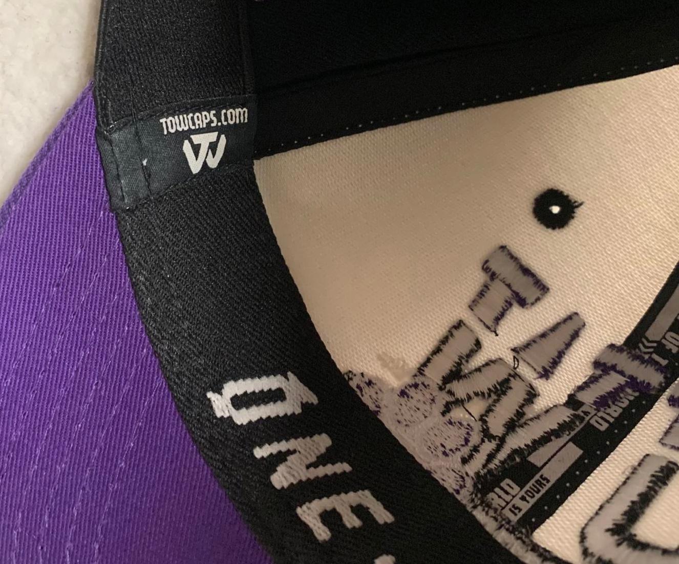 TowCaps Unisex Purple Black One-Fit Cap University of Washington Huskies Hat