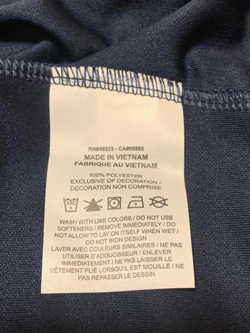 Nike Men's Size L Navy Blue Long Sleeve Polo Shirt PSEG Corporate Logo