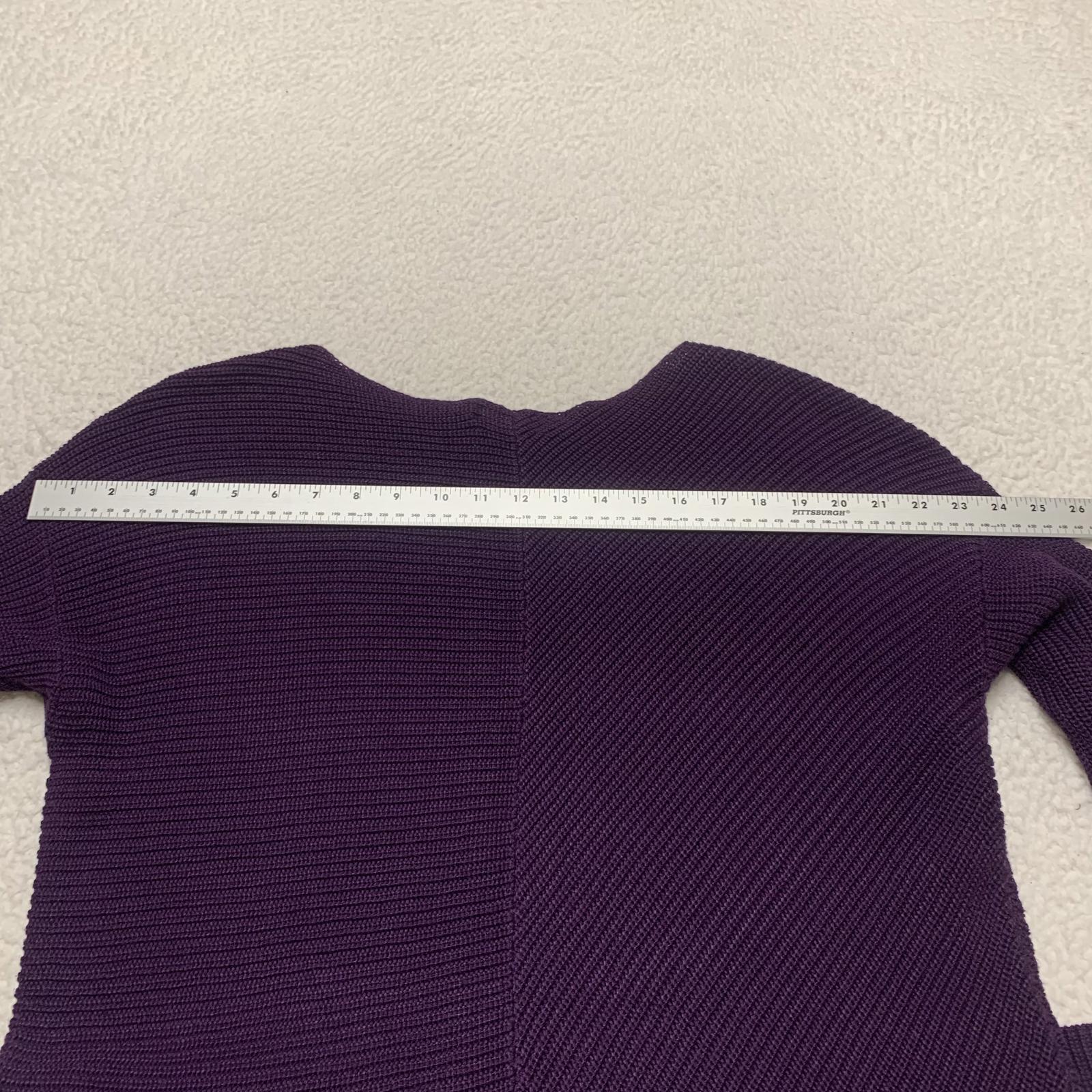 Suéter de punto morado Ralph Lauren para mujer, talla 1X